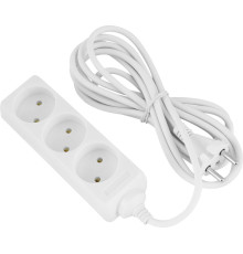 Удлинитель 3 гнезда, 3м, без заземлением, e.es.3.3 Enext