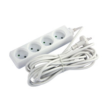 Удлинитель 4 гнезда, 5м, без заземлением, baby protect, e.es.4.5.b Enext