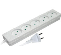Удлинитель 5 гнезд, 5м, без заземлением, baby protect, e.es.5.5.b Enext