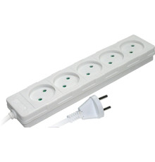 Удлинитель 5 гнезд, 5м, без заземлением, baby protect, e.es.5.5.b Enext