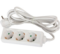 Удлинитель 3 гнезда, 3м, с заземлением, baby protect, e.es.3.3.zb Enext