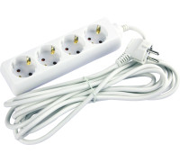 Удлинитель 4 гнезда, 3м, с заземлением, baby protect, e.es.4.3.zb Enext