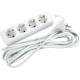 Удлинитель 4 гнезда, 3м, с заземлением, baby protect, e.es.4.3.zb Enext s042010