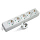 Удлинитель 5 гнезд, 3м, с заземлением, baby protect, e.es.5.3.zb Enext s042016