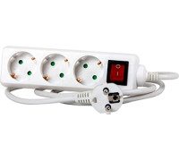 Удлинитель 3 гнезда, 5м, с заземлением, с выключателем, baby protect, e.es.3.5.zsb Enext