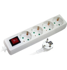 Удлинитель 4 гнезда, 3м, с заземлением, с выключателем, baby protect, e.es.4.3.zsb Enext