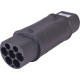 Переходник из Т2 на GBT, монолит, 32А, 1 фаза, e.charge.adapter.T2-GBT-1 Enext p085102