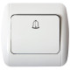 Выключатель звонка с рамкой, e.install.stand.811D Enext s035024