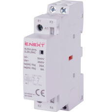Модульный контактор 2р, 25А, 2NC, 220В, e.mc.pro.2.25.2NC Enext