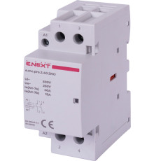 Модульный контактор 2р, 40А, 2NO, 220В, e.mc.pro.2.40.2NO Enext