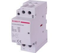 Модульный контактор 2р, 63А, 1NO+1NC, 220В, e.mc.pro.2.63.1NO+1NC Enext