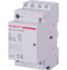 Модульный контактор 4р, 20А, 4NO, 220В, e.mc.pro.4.20.4NO Enext