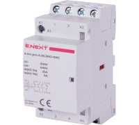 Модульный контактор 4р, 25А, 2NO+2NC, 220В, e.mc.pro.4.25.2NO+2NC Enext