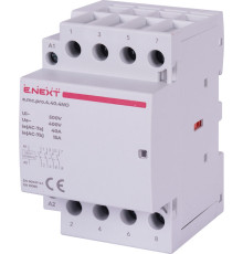 Модульный контактор 4р, 40А, 4NO, 220В, e.mc.pro.4.40.4NO Enext