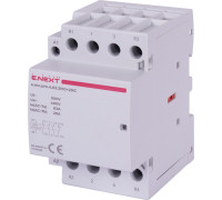 Модульный контактор 4р, 63А, 2NO+2NC, 220В, e.mc.pro.4.63.2NO+2NC Enext