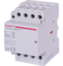 Модульный контактор 4р, 63А, 2NO+2NC, 220В, e.mc.pro.4.63.2NO+2NC Enext