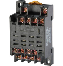 Разъем модульный для промежуточного реле 10А на 4 группы контактов, e.control.p104s Enext