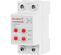 Реле контроля напряжения однофазное 25А, e.control.v01 Enext