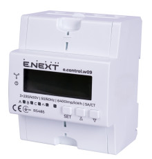 Счетчик трехфазный 5А/СТ электронный класс 36526 (некоммерц.) RS485, e.control.w09 Enext