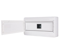 Корпус пластиковый, навесной (NT) 18-модульный, однорядный, IP 40 с непрозрачной дверцей, Tarel