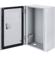 Бокс монтажный навесной БМ-40(стекло)+П (250х400х140) IP54, Enext