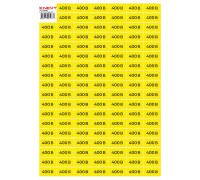 Самоклеящаяся наклейка 400В (40х20мм) 102 шт/лист, e.sticker.voltage.400.1 Enext