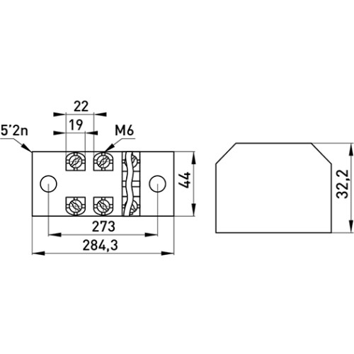 Клеммная колодка защищенная 100А, 12 полюсов, e.tc.protect.100.12 Enext p056026