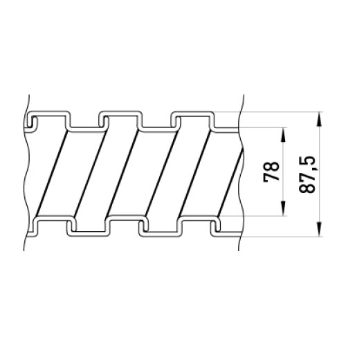 Металлорукав оцинкованный 80мм, сухой (10м), e.met.sleeve.stand.sldx.80 Enext s032045
