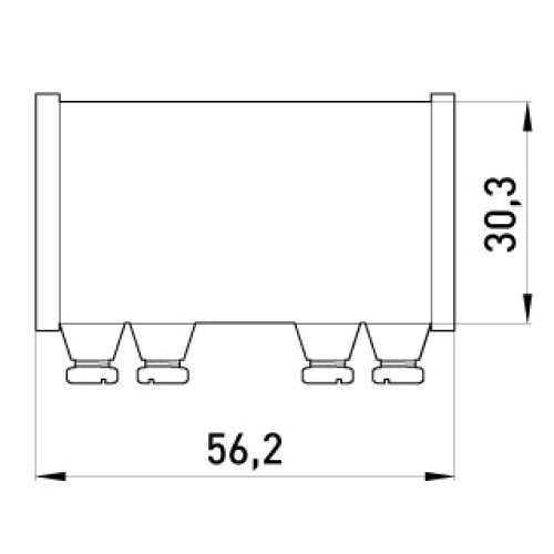 Соединитель металлический на винтах, e.industrial.pipe.connect.screw.1' Enext i0440003