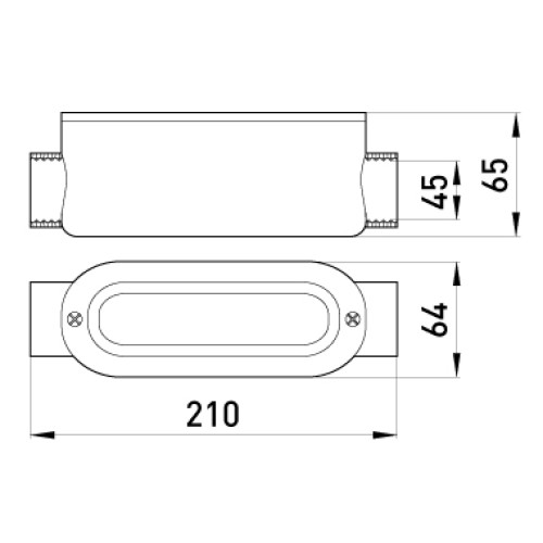 Соединитель ревизионный прямой для труб 1-1/2", e.industrial.pipe.db.revise.direct.1-1/2" Enext i0550005