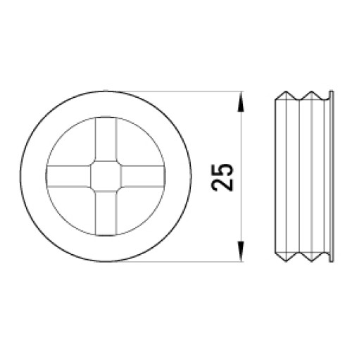 Заглушка резьбовая, e.industrial.cap.3/4" Enext i0570002