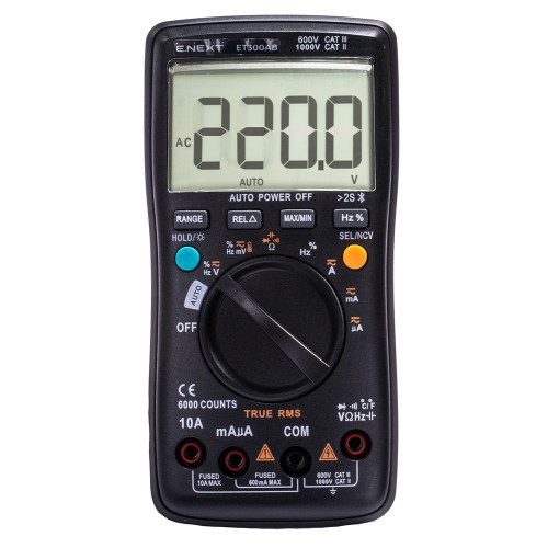 Мультиметр цифровой, e.tool.multitest.pro.ET300AB Enext p074004