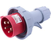 Силовая вилка переносная 5п., 400В, 32А, IP67, e.plug.025.32.67 Enext