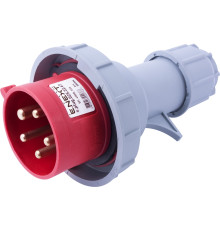 Силовая вилка переносная 5п., 400В, 32А, IP67, e.plug.025.32.67 Enext