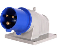 Силовая вилка стационарная 3Р+Z, 400В, 16A, IP44, Tarel