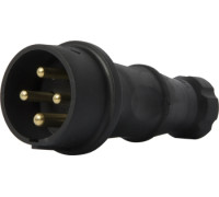Силовая вилка переносная каучуковая 4п., 32А, e.plug.rubber.070.32 Enext