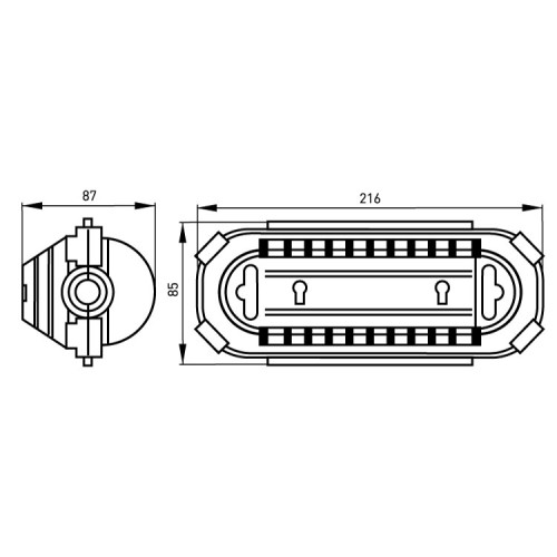 Водонепроницаемый бокс IP44, e.box.fsh.01 Enext s042200