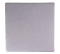 Клавиша одинарная алюминий, e.lux.11011L.pn.aluminium Enext