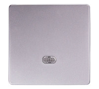 Клавиша одинарная алюминий с подсветкой, e.lux.11171L.pn.aluminium Enext