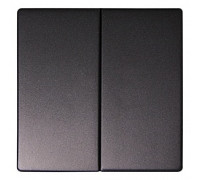 Клавиша двойная антрацит, e.lux.11021L.pn.anthracite Enext