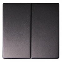 Клавиша двойная антрацит, e.lux.11021L.pn.anthracite Enext