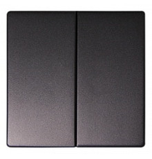 Клавиша двойная антрацит, e.lux.11021L.pn.anthracite Enext