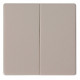 Клавиша двойная слоновая кость, e.lux.11021L.pn.ivory Enext ins0040018