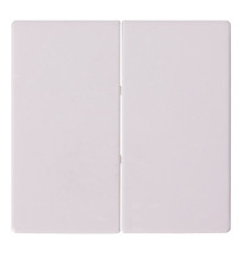 Клавиша двойная белая, e.lux.11021L.pn.white Enext