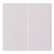 Клавиша двойная белая, e.lux.11021L.pn.white Enext ins0040017