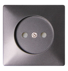Панель к розетке без заземления, антрацит, e.lux.12211L.pn.anthracite Enext