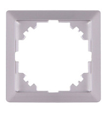 Рамка 1-местная, алюминий, e.lux.10024L.1.fr.aluminium Enext