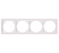 Рамка 4-местная, белая, e.lux.10084L.4.fr.white Enext