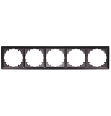 Рамка 5-местная, антрацит, e.lux.10104L.5.fr.anthracite Enext