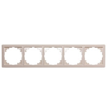 Рамка 5-местная, слоновая кость, e.lux.10104L.5.fr.ivory Enext